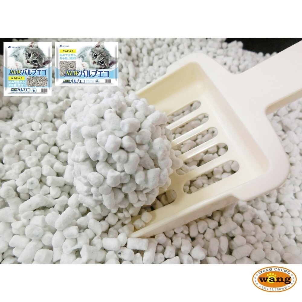 Sanmate 聖美多 貓紙砂 6L 12L【8包免運】紙漿生態 藍色時光 再生紙漿 可沖入馬桶 貓砂『林口旗艦店』-細節圖5