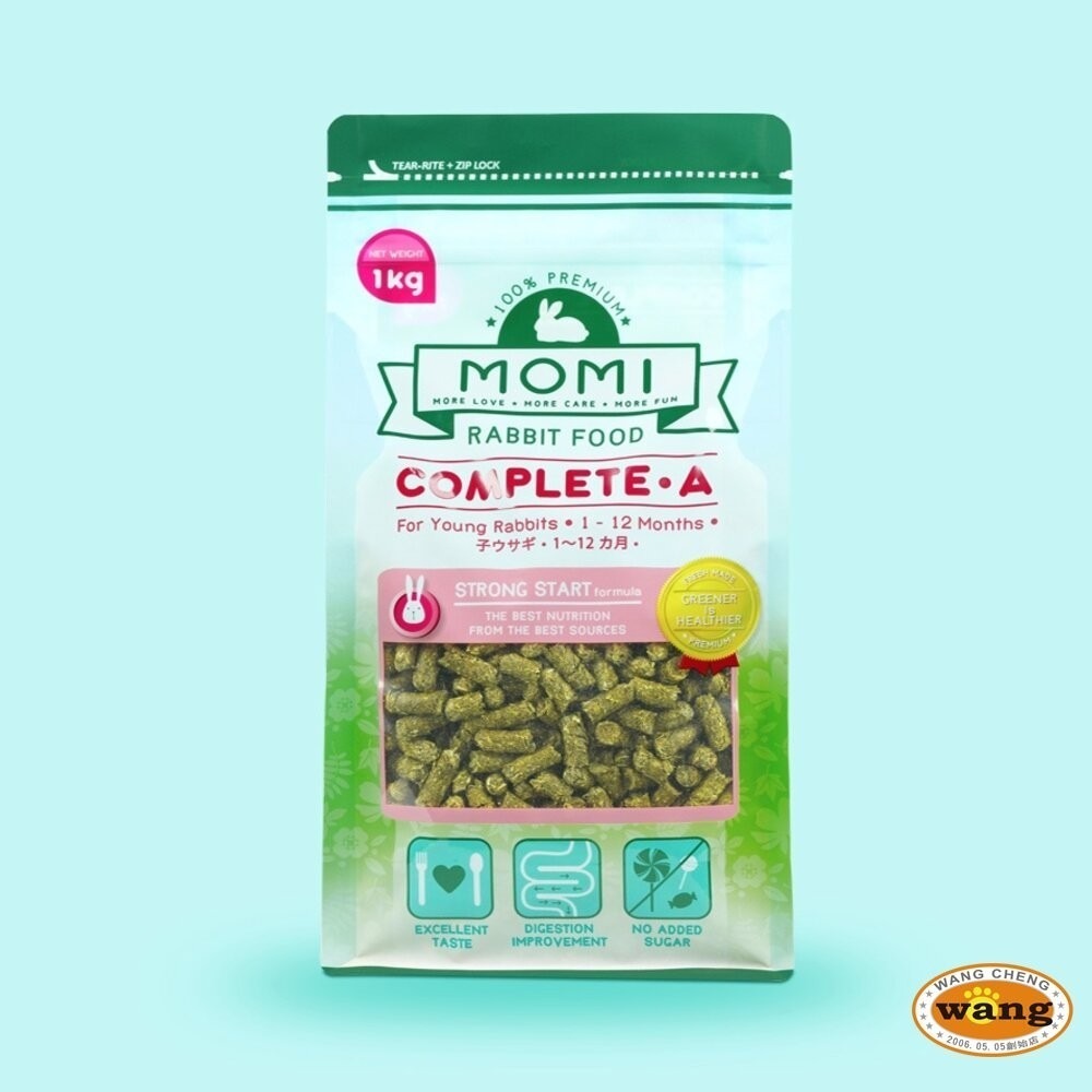 美國 摩米 MOMI 鼠兔營養飼料 1kg 5kg 全天然飼料 幼兔 成兔 老兔 天竺鼠 小動物飼料『林口旗艦店』-細節圖7