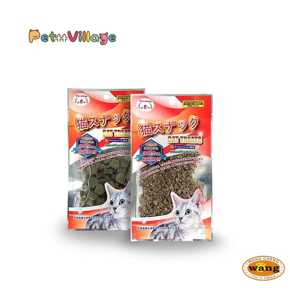 Pet Village 魔法村 PV貓零食 貓點心 貓肉條 丁香魚 雪花絲 薄荷片薄荷粒 貓點心『林口旗艦店』-細節圖6