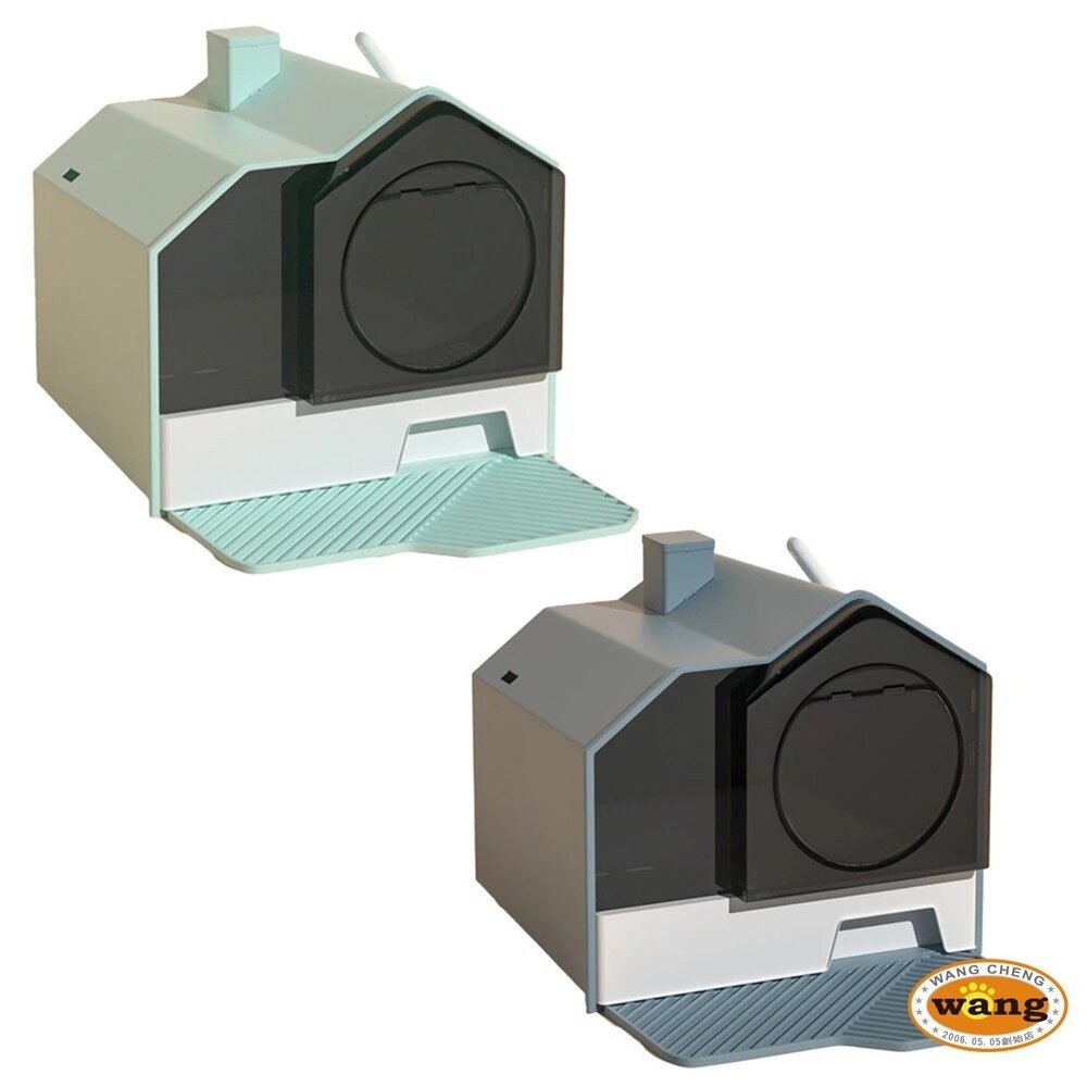 UrbanPaw 喵仙堡特大型貓砂盆｜半封閉式 防水貓砂盆 防噴濺 防臭貓廁所 貓砂盆-細節圖2