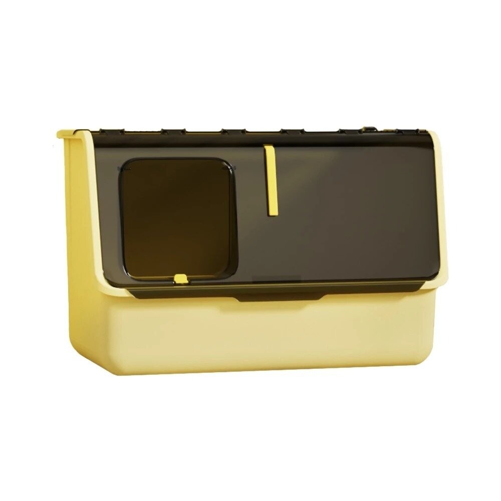 UrbanPaw 守愛前艙口超大全封閉｜一手拉防臭貓砂盆-貓咪下進上出 防帶出貓砂 貓砂盆-規格圖8