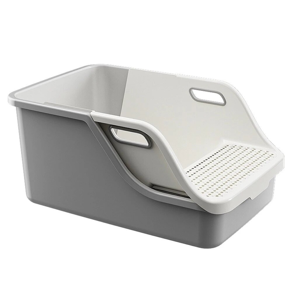 UrbanPaw 一鏟淨懶人貓砂盆｜半封閉超大號貓砂盆 懶人貓廁所 防外濺 (幼貓自動貓砂盆)-規格圖8