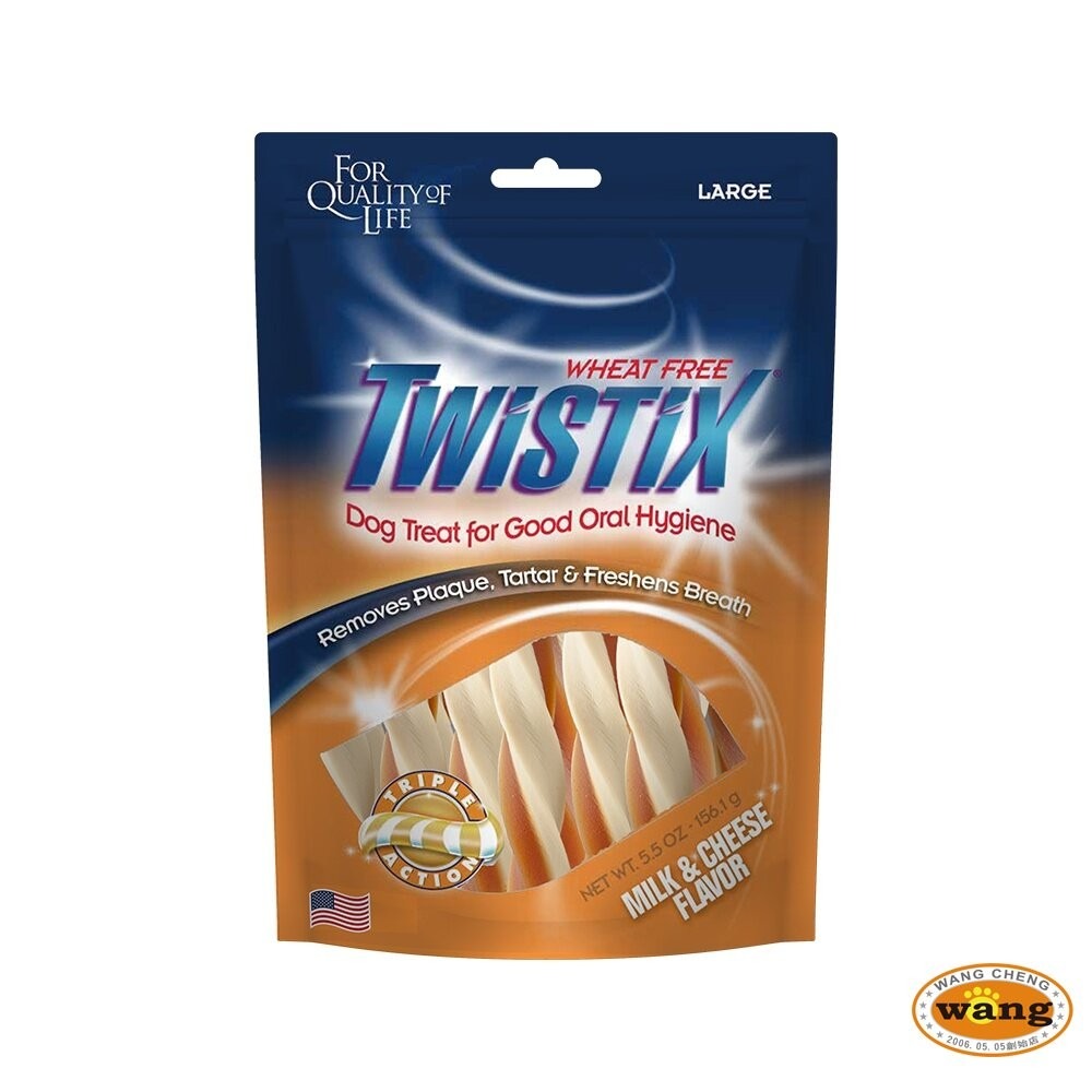TWISTIX 特緹斯 雙色螺旋潔牙骨5.5oz 狗潔牙骨 狗零食『林口旗艦店』-細節圖5