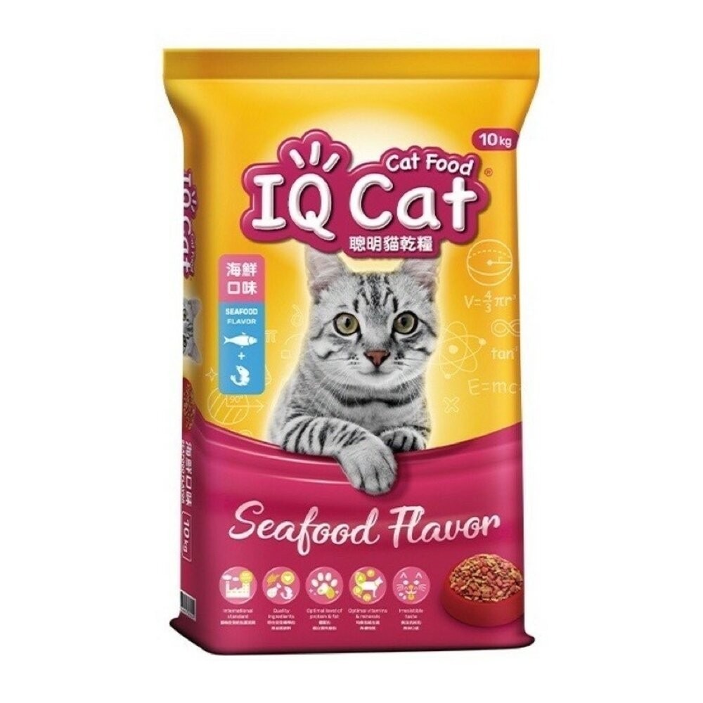 IQ Cat 聰明貓乾糧 10Kg 成貓飼料 貓飼料 貓糧『林口旗艦店』-規格圖9