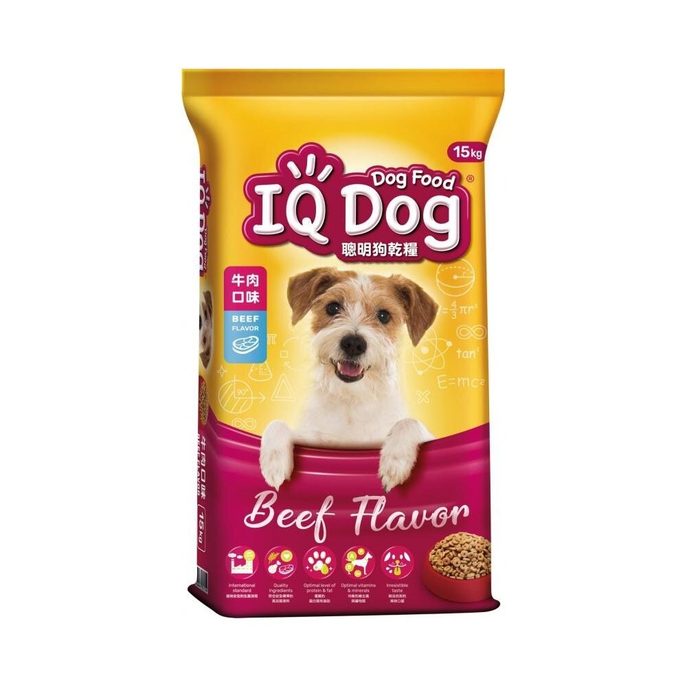 IQ Dog 聰明乾狗糧 13.5kg-15kg【免運】 成犬 大包裝 狗飼料 犬糧『林口旗艦店』-規格圖8