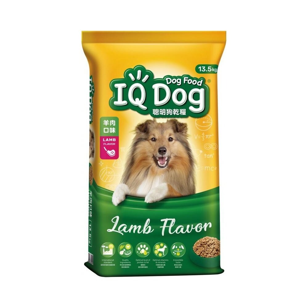IQ Dog 聰明乾狗糧 13.5kg-15kg【免運】 成犬 大包裝 狗飼料 犬糧『林口旗艦店』-規格圖8