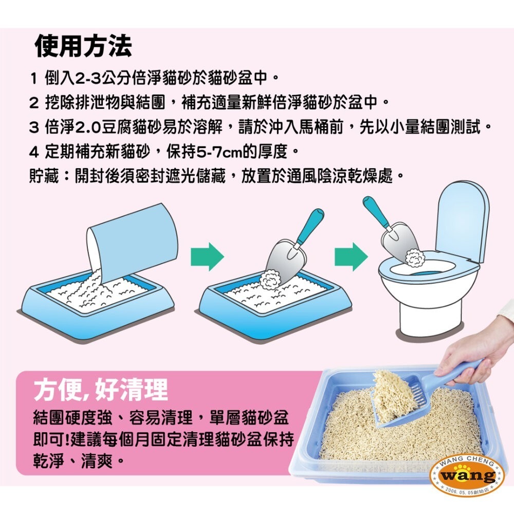 PurreLAND 倍淨2.0豆腐貓砂 6L(2.5kg) 豆腐砂 貓砂『林口旗艦店』-細節圖4