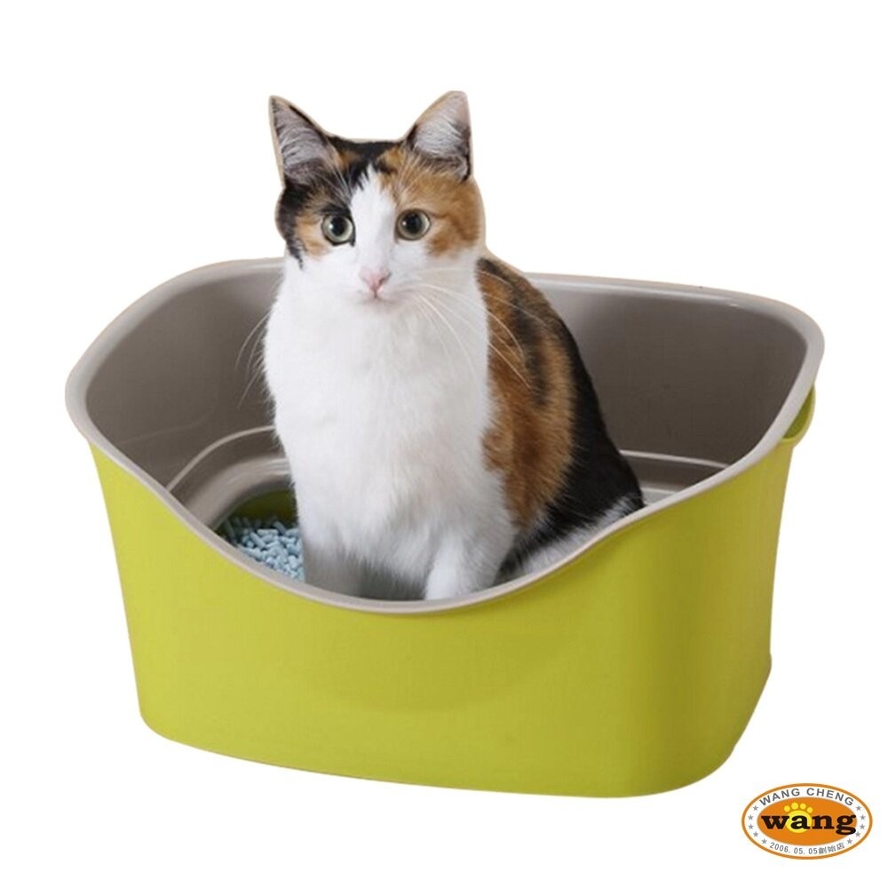 日本 Bonbi 樂樂雙層防護貓便盆 提籃式提籃式貓砂盆 貓廁所 貓便盆 貓砂盆『林口旗艦店』-細節圖6