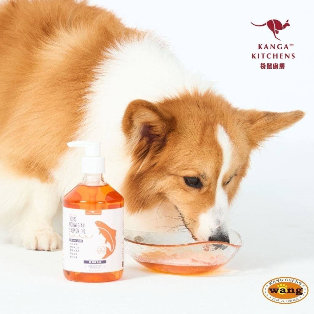 澳洲袋鼠廚房 100%挪威純魚油500ml 寵物魚油 挪威鮭魚油 天然魚油 全齡犬貓 皮膚保健『林口旗艦店』-細節圖6
