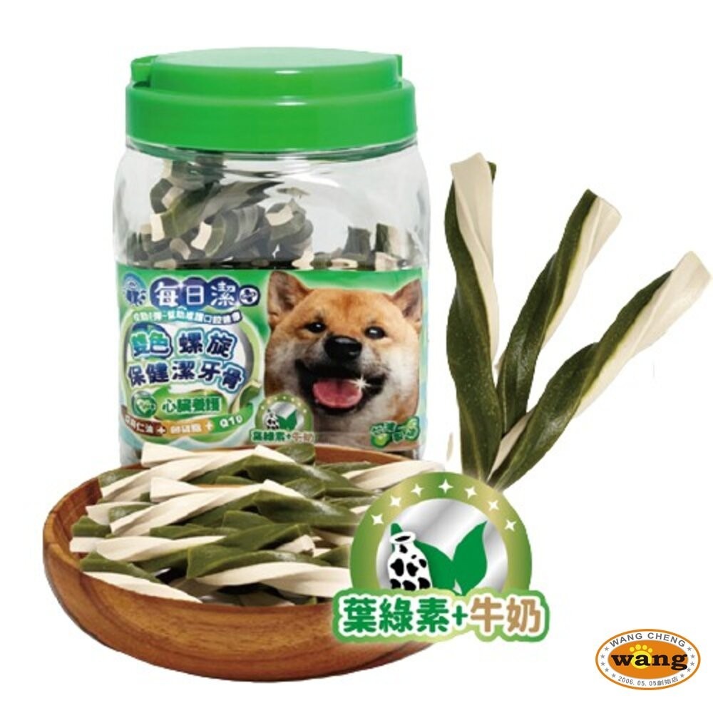 喜樂寵宴 每日潔 雙色螺旋保健潔牙骨 袋裝290g｜桶裝800g 機能保健配方 台灣製造 狗潔牙骨『林口旗艦店』-細節圖6
