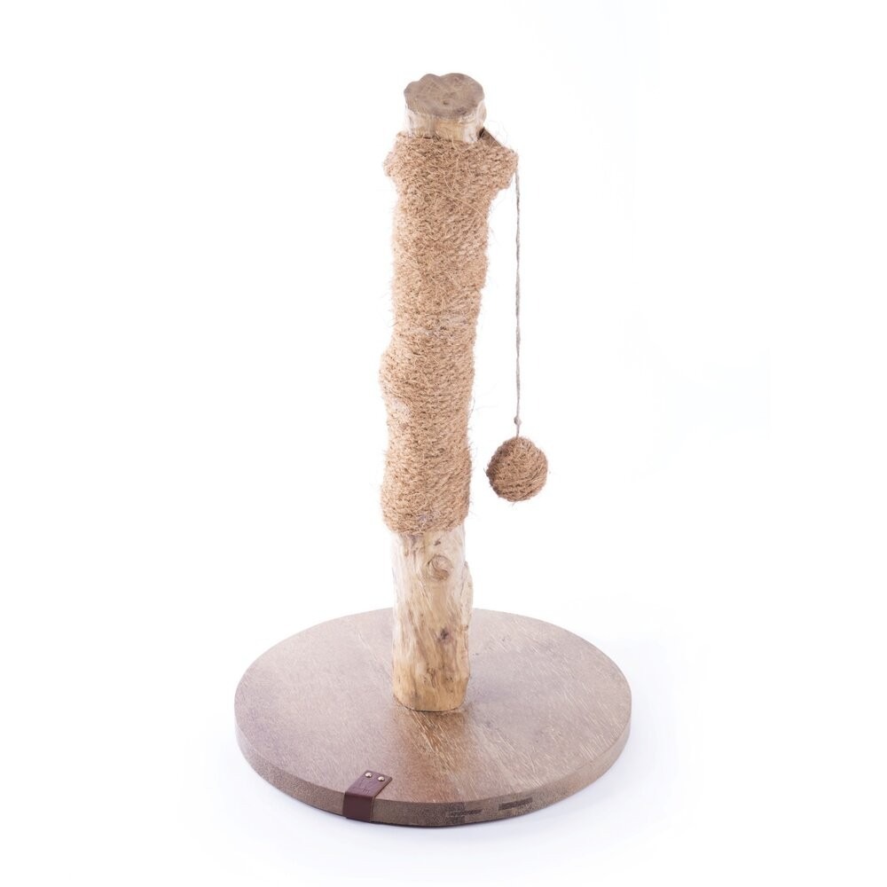 咖啡木貓抓柱62cm
