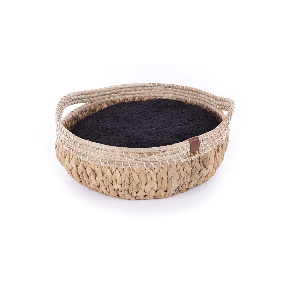 布袋蓮編織圓形睡窩 43cm
