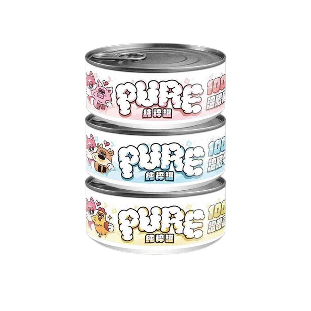 COUCH POTATO 沙發馬鈴薯 PURE 純粹主食罐80g【24罐組】單一溫體肉 純粹罐 貓罐頭『林口旗艦店』-規格圖8