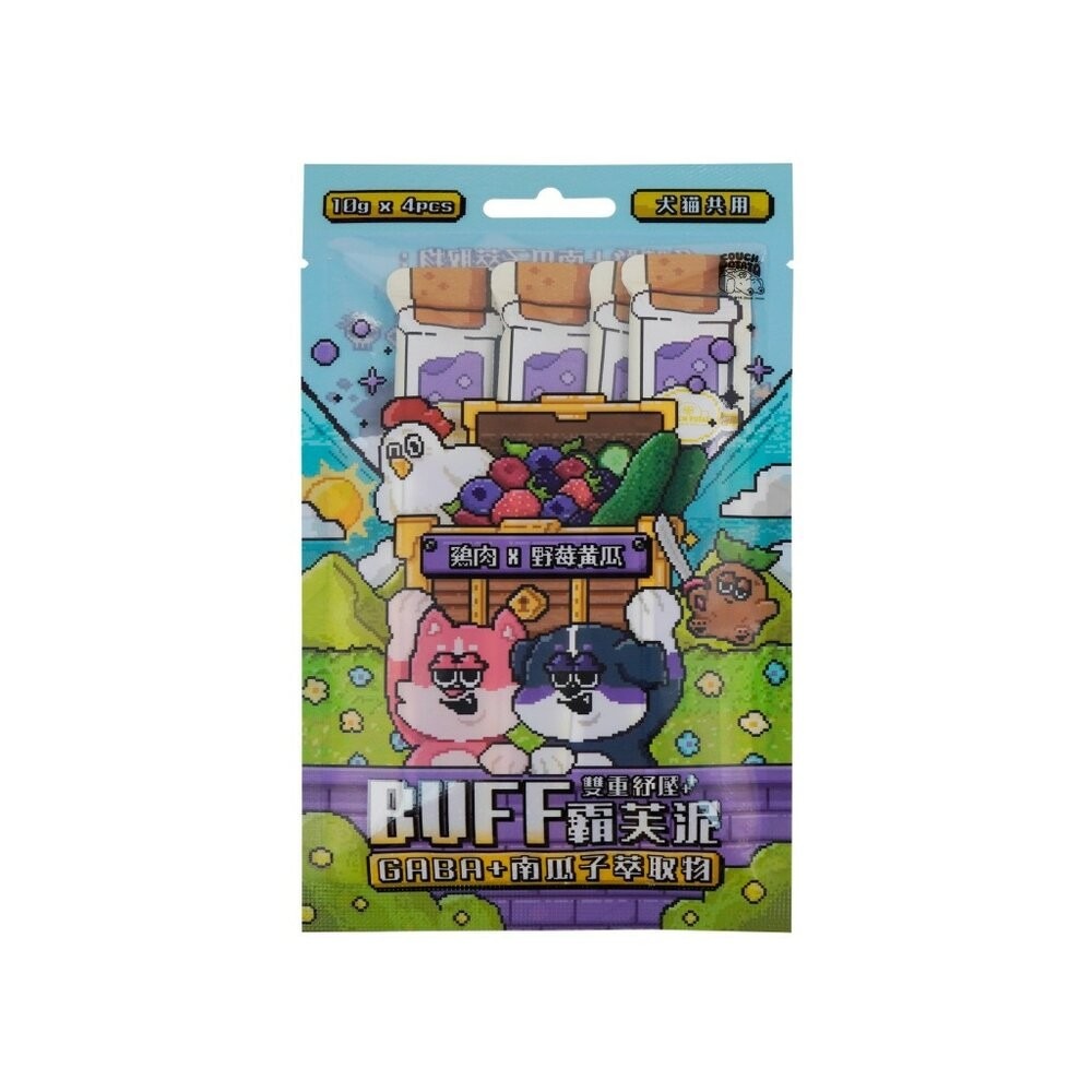 沙發馬鈴薯｜犬貓 BUFF霸芙泥肉泥條10gx4入 貓肉泥 肉泥 犬貓零食 狗肉泥『林口旗艦店』-規格圖5