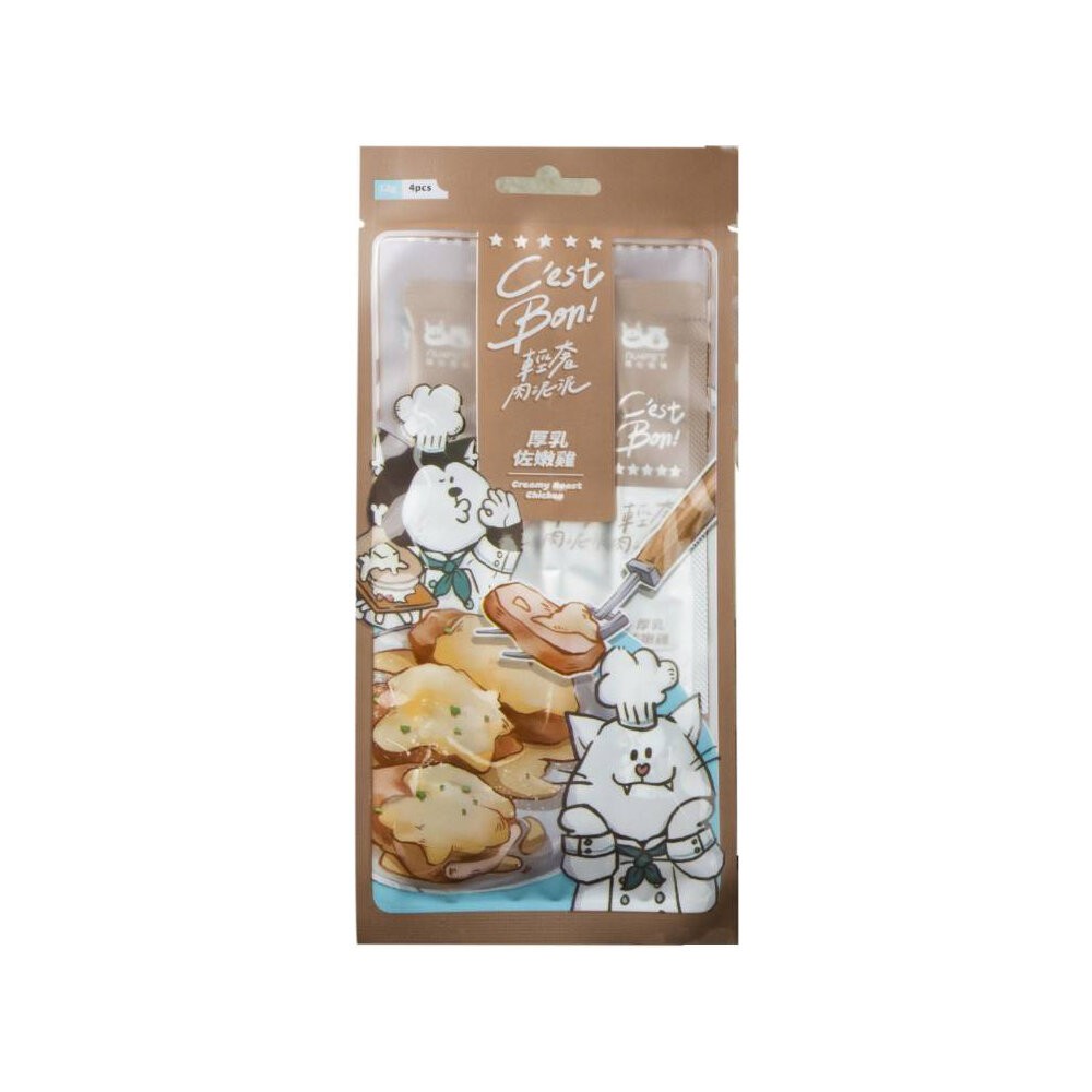 輕奢泥｜厚乳佐嫩雞12gx4入