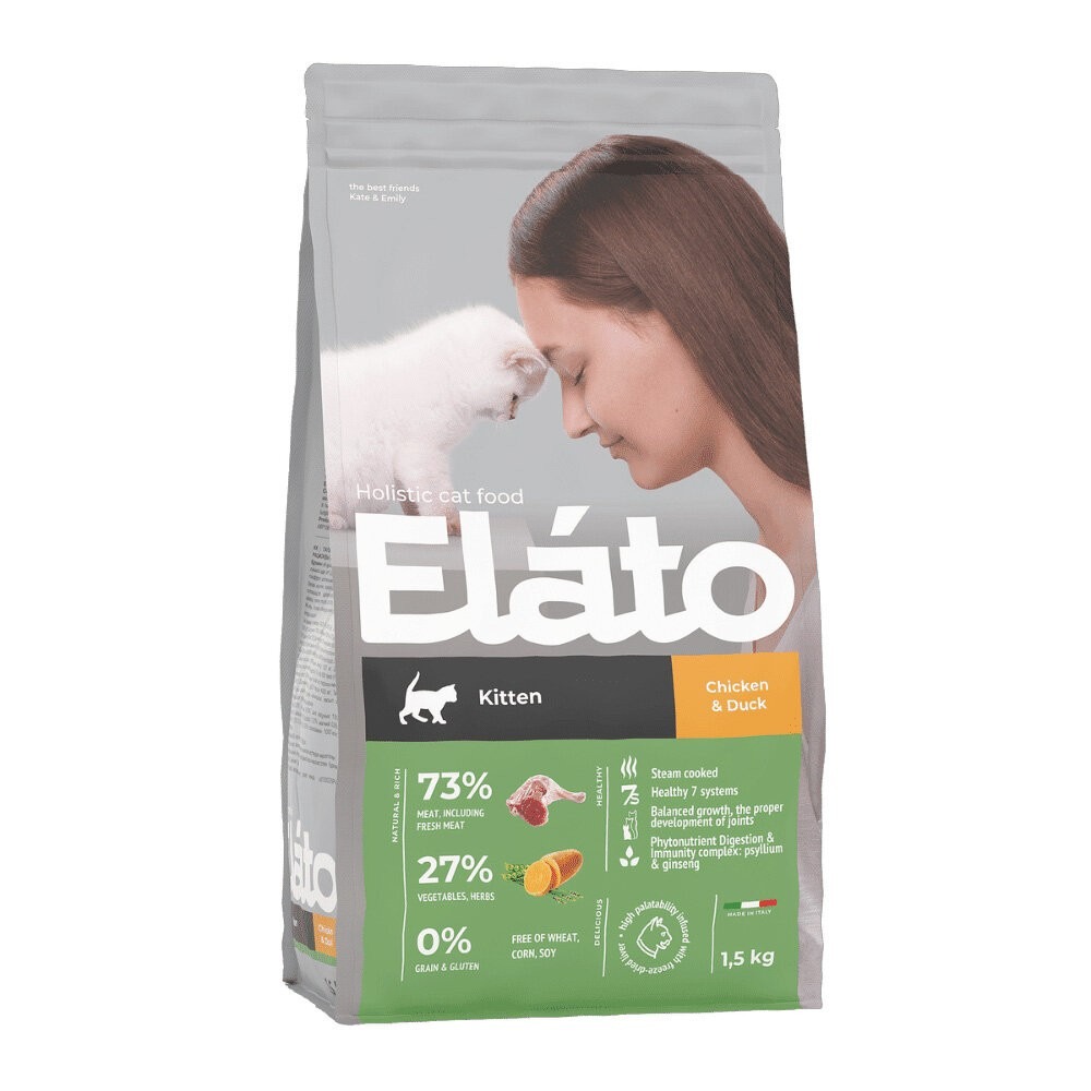 義大利Elato 杜莎 天然無榖貓飼料【買大送小】1.5kg 4.5kg 化毛 亮毛 貓乾糧 貓飼料 『林口旗艦店』-規格圖7