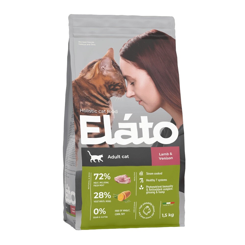 義大利Elato 杜莎 天然無榖貓飼料【買大送小】1.5kg 4.5kg 化毛 亮毛 貓乾糧 貓飼料 『林口旗艦店』-規格圖7