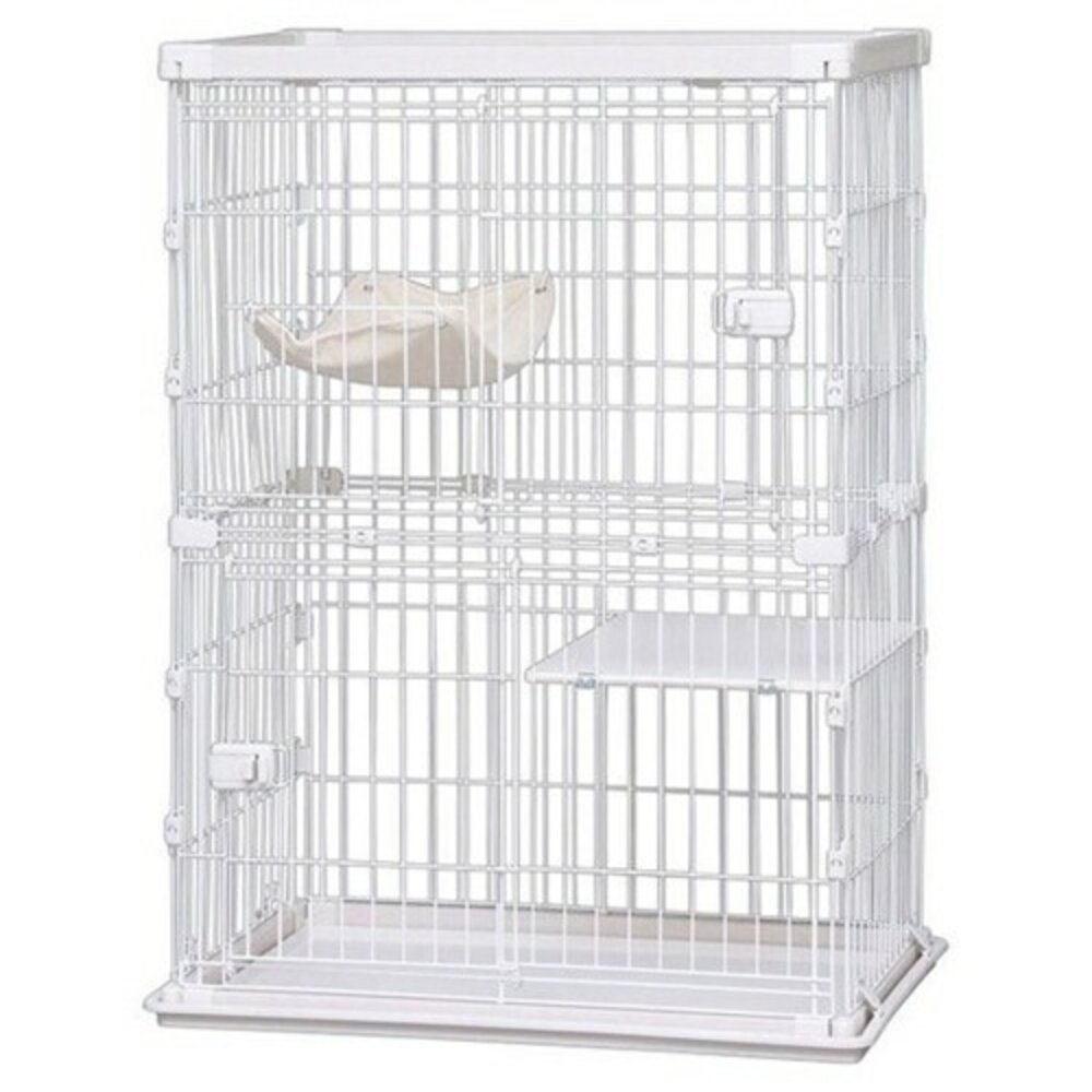 木質貓籠2層 PWCR-962白色