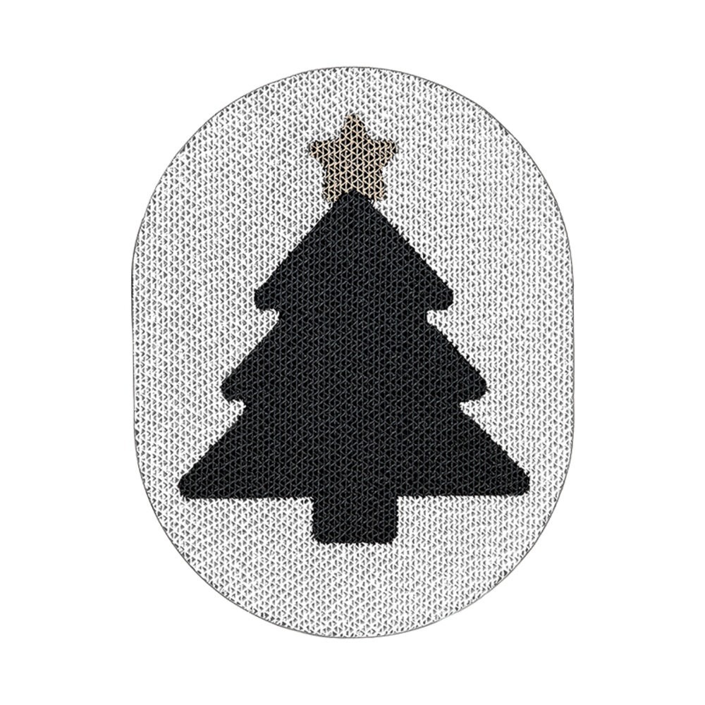 立式貓抓板-白底聖誕樹