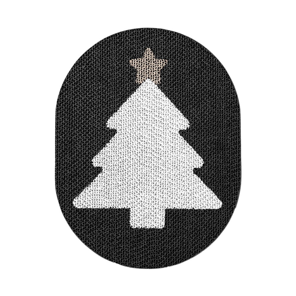 PawZone ClawNest 貓抓板｜掛牆可黏 立式貓抓板 聖誕 薑餅喵 春聯 發財蛇彩盒 蘋果 胖達『林口旗艦店』-規格圖10