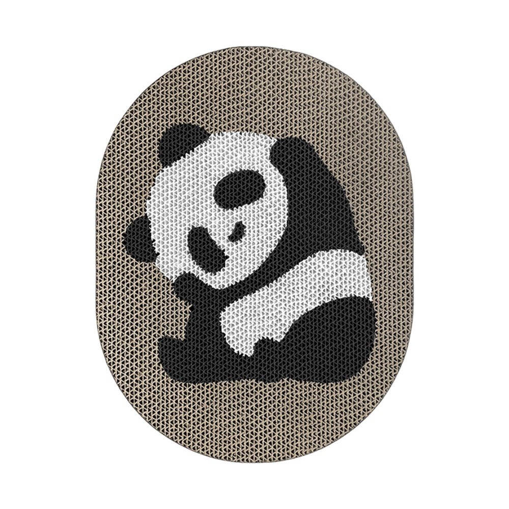 PawZone ClawNest 貓抓板｜掛牆可黏 立式貓抓板 聖誕 薑餅喵 春聯 發財蛇彩盒 蘋果 胖達『林口旗艦店』-規格圖10