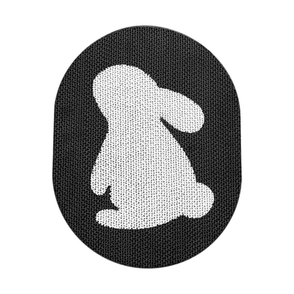 立式貓抓板-黑底兔子