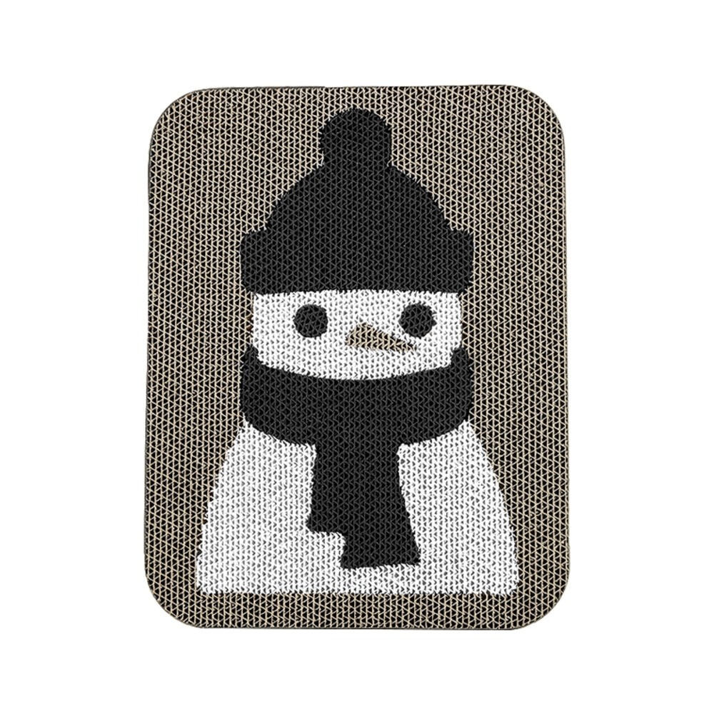 立式貓抓板-方形雪人