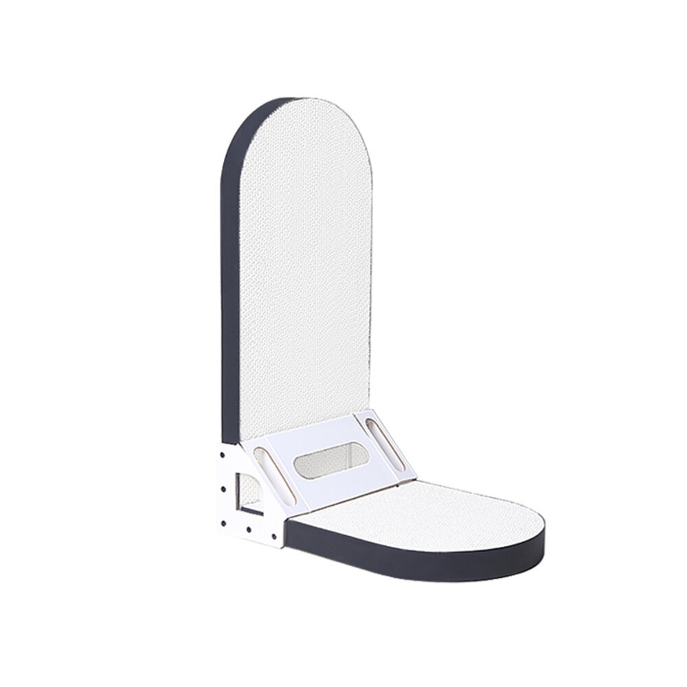 雙面L型立式貓抓板-純白色