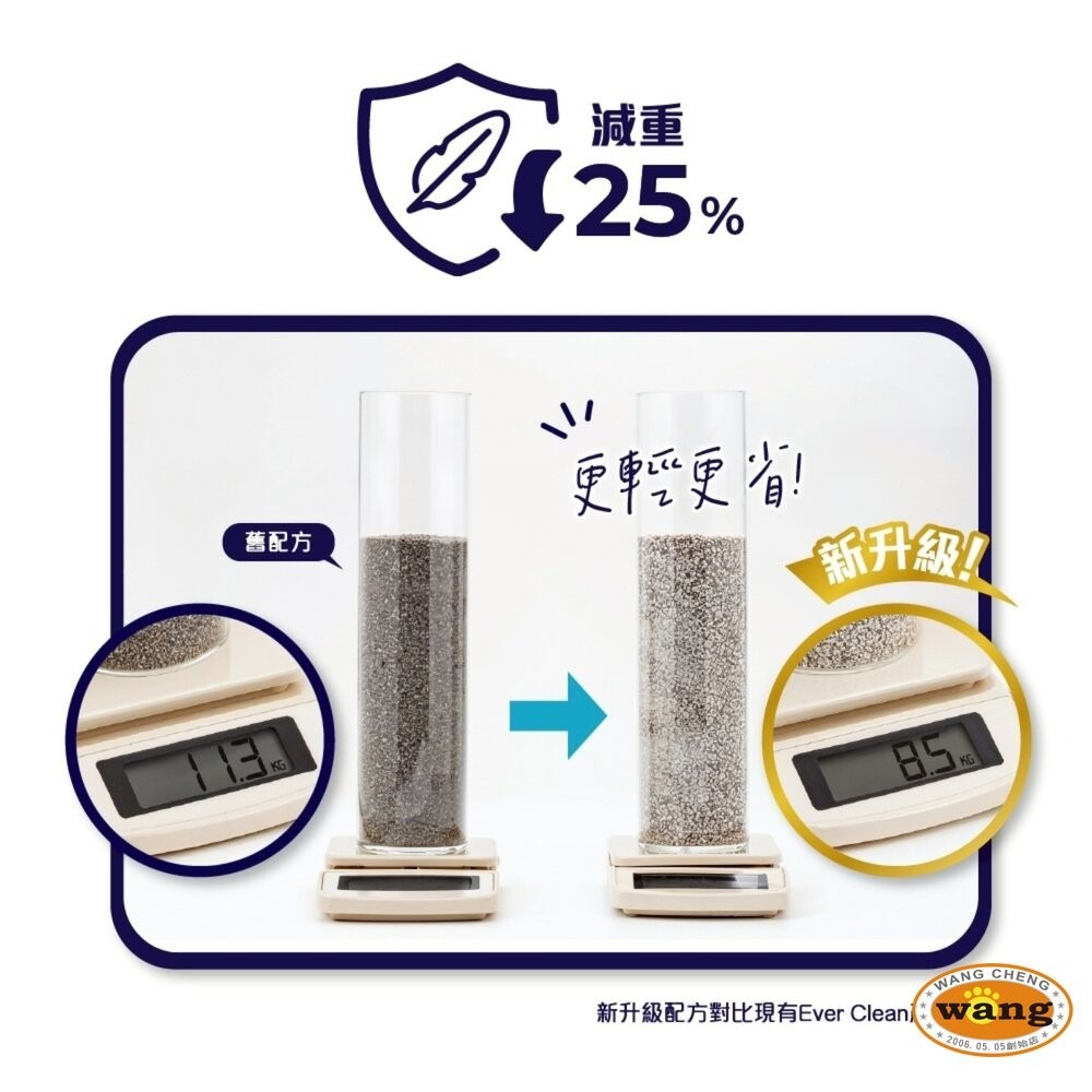 Ever Clean 藍鑽 貓砂【免運】藍標 綠標 紅標 紫標 4倍淨味 植萃除臭 低敏 多貓 礦砂 貓砂『林口旗艦店』-細節圖8