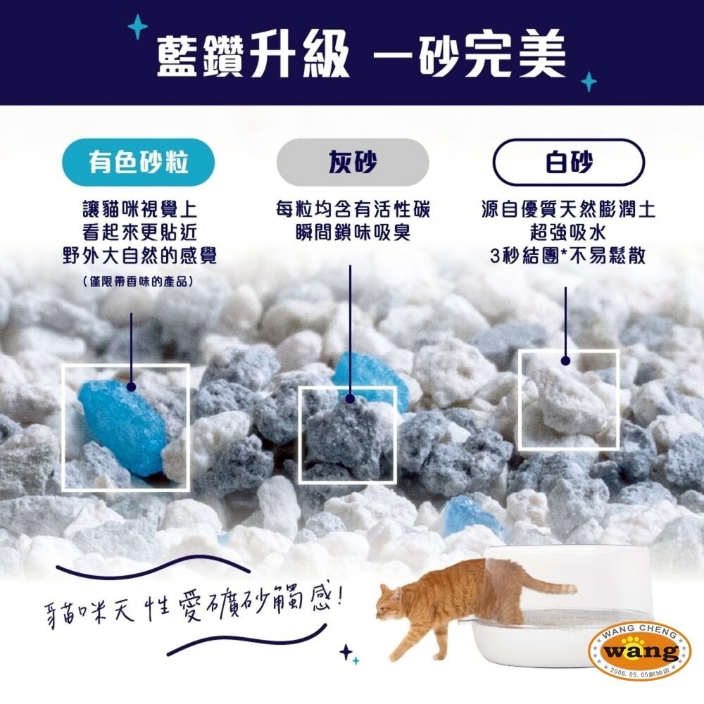 Ever Clean 藍鑽 貓砂【免運】藍標 綠標 紅標 紫標 4倍淨味 植萃除臭 低敏 多貓 礦砂 貓砂『林口旗艦店』-細節圖7
