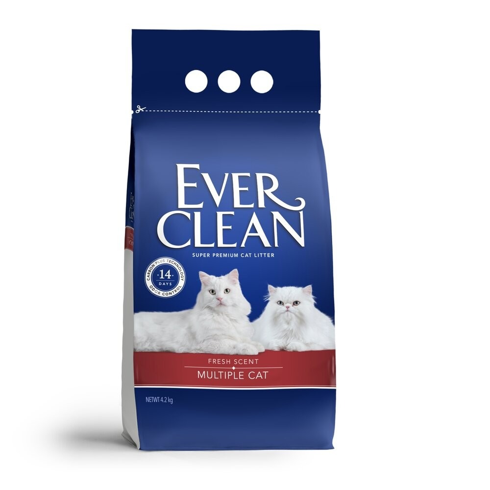 Ever Clean 藍鑽 貓砂【免運】藍標 綠標 紅標 紫標 4倍淨味 植萃除臭 低敏 多貓 礦砂 貓砂『林口旗艦店』-規格圖9