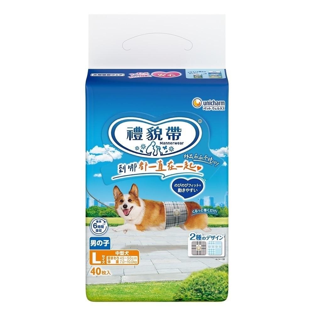 日本嬌聯 Unicharm 消臭大師 嬌聯禮貌帶 嬌聯生理褲 犬貓用 寵物尿褲 尿布 生理褲 紙尿褲『林口旗艦店』-規格圖4