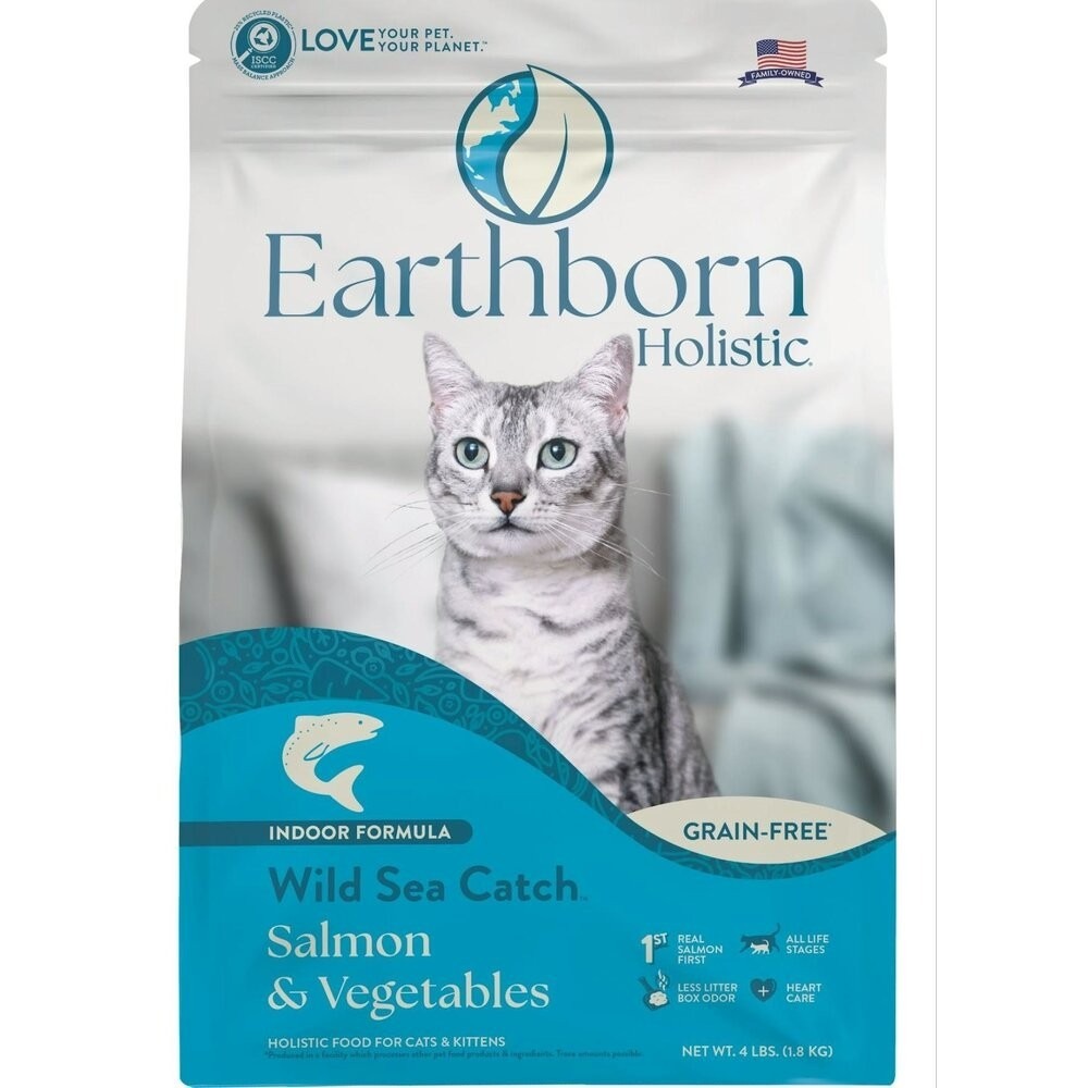 【大貓加送贈品】美國 Eartheorn 原野優越 低敏無穀貓糧 1.8kg 5.67kg 農場低敏 野生魚  貓飼料-規格圖10