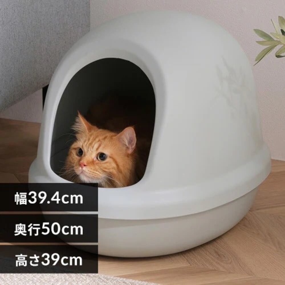 日本 IRIS 貓砂盆 PEN 簡易貓砂盆 特大貓便盆 簡易加高 簡易半封閉式貓砂盆『林口旗艦店』-規格圖10