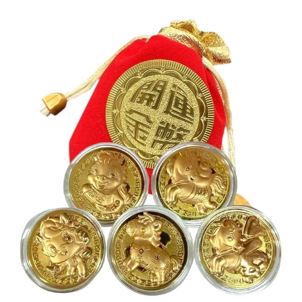 【活動加價購】馬年金箔開運金幣 金箔招財金鈔票 招財錢母 紅包 寵物禮盒提袋 零食禮物袋 隨機出貨『林口旗艦店』-規格圖8