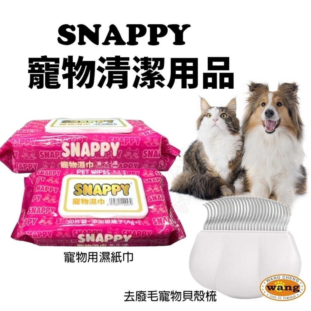 icat 寵喵樂 Lucky Cat 招財 寵物萬用濕紙巾 SNAPP 濕紙巾 去廢毛寵物貝殼梳 排梳-細節圖3