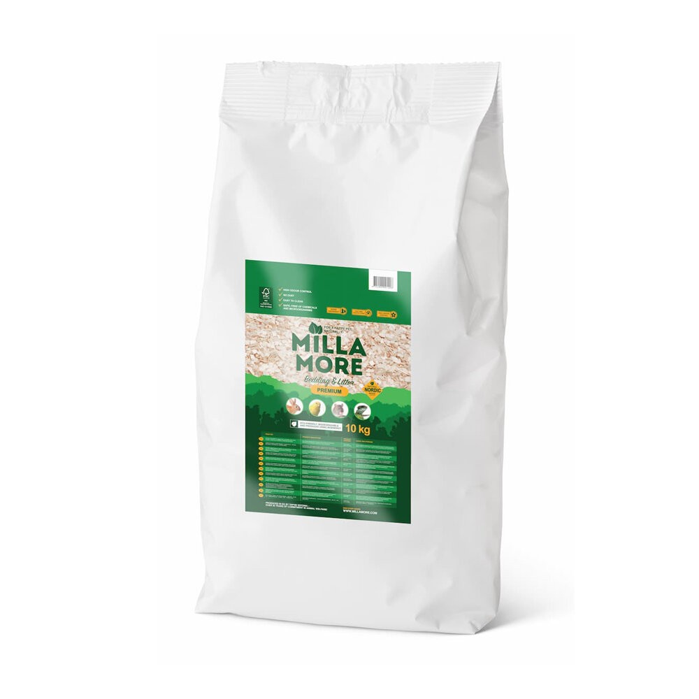 美國 美麗多 MILLAMORE 木質墊料 50L 小顆粒 大顆粒 木刨花墊料 木屑片 小動物墊料-規格圖4