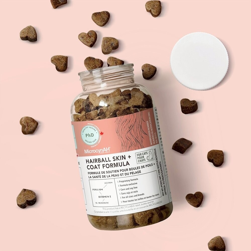 MicrocynAH 麥高臣 犬貓保健軟嚼肉塊 益健腸 益健毛 益健齒 寵物保健品 寵物保健零食 狗零食 貓零食-規格圖11