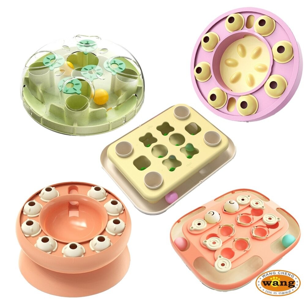 KADTC 貓玩具 益智慢食玩具盤 智趣軌道球 聰明貓訓練站 聰明貓訓練站 智探寶盒 慢食樂活益智碗-細節圖2