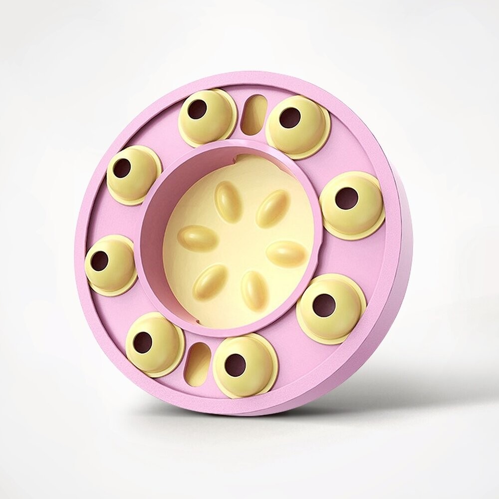 KADTC 貓玩具 益智慢食玩具盤 智趣軌道球 聰明貓訓練站 聰明貓訓練站 智探寶盒 慢食樂活益智碗-規格圖11