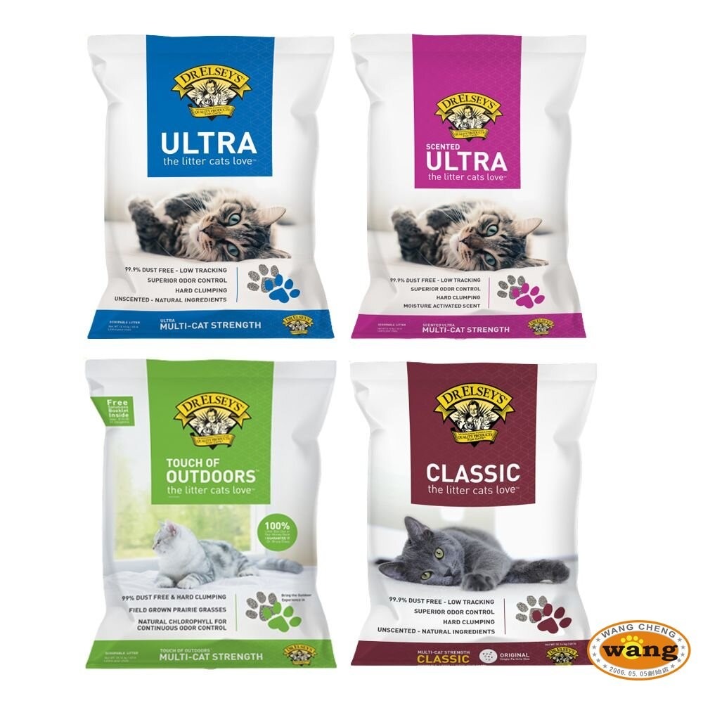 DR.ELSEYS 貓艾歐 超凝結貓砂/礦砂 40LB【免運】冠軍藍/舒壓綠/經典紅/紫薰桃 貓砂『林口旗艦店』-細節圖2