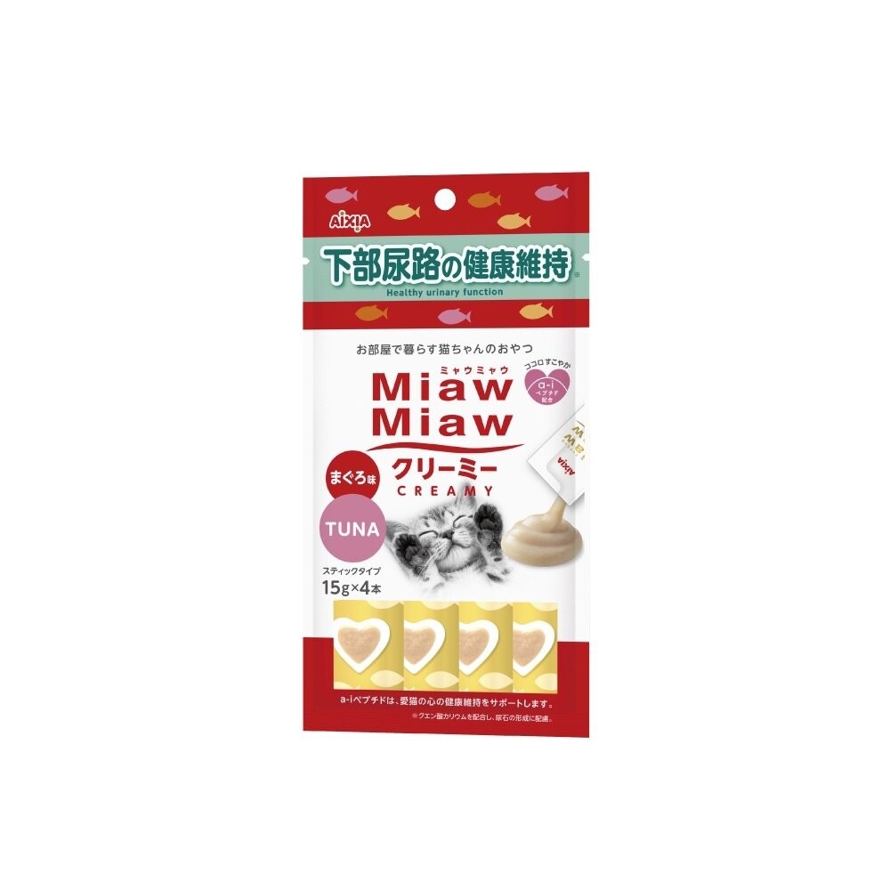 日本 AIXIA 愛喜雅 Miaw 妙喵肉泥【單包】15gx4入 貓零食 貓肉泥『林口旗艦店』-規格圖7