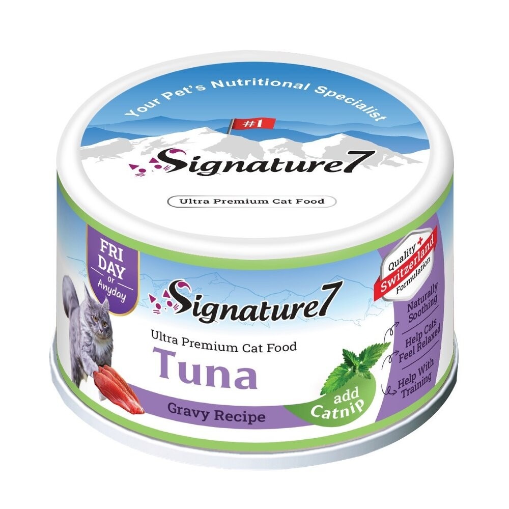 Signature7 心寵 燉肉點心貓罐 70g【單罐】喵醉時光 燉肉罐 肉醬罐 點心罐 貓罐頭『林口旗艦店』-規格圖7