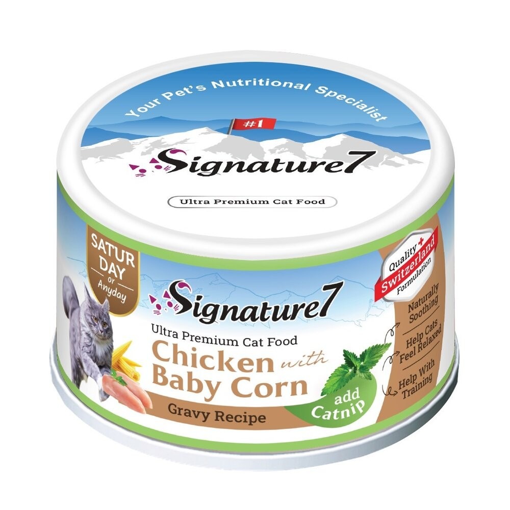 Signature7 心寵 燉肉點心貓罐 70g【單罐】喵醉時光 燉肉罐 肉醬罐 點心罐 貓罐頭『林口旗艦店』-規格圖7