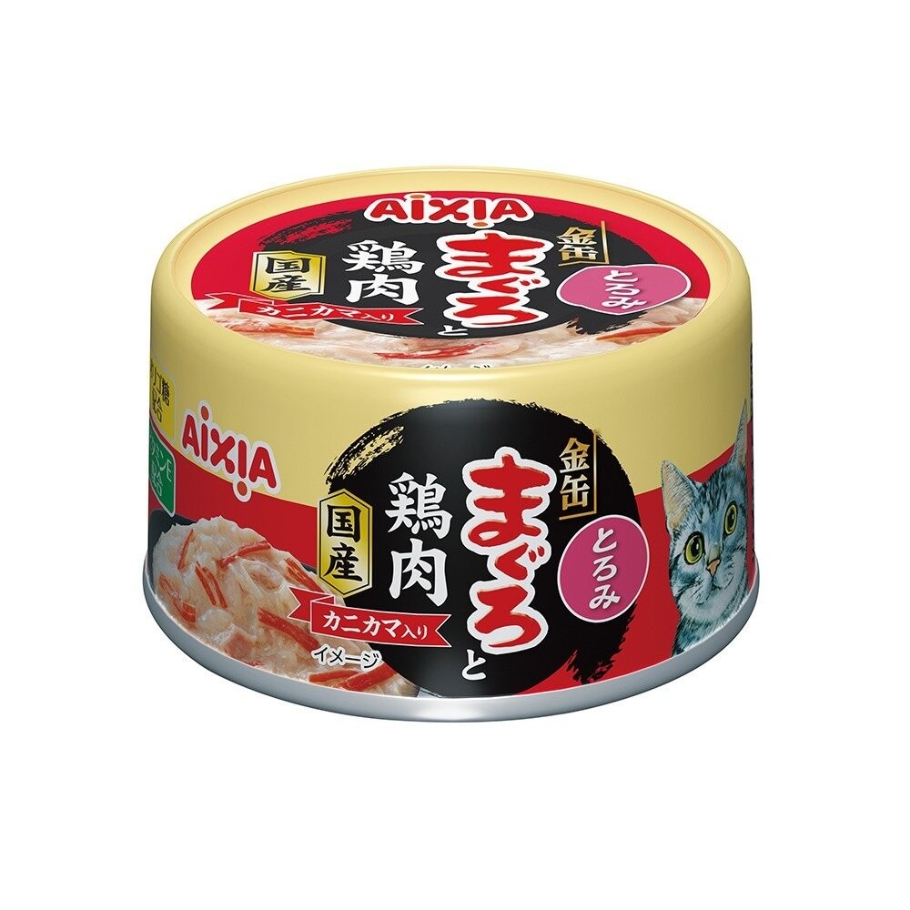 金缶特選濃厚6號-鮪.雞.蟹棒70g