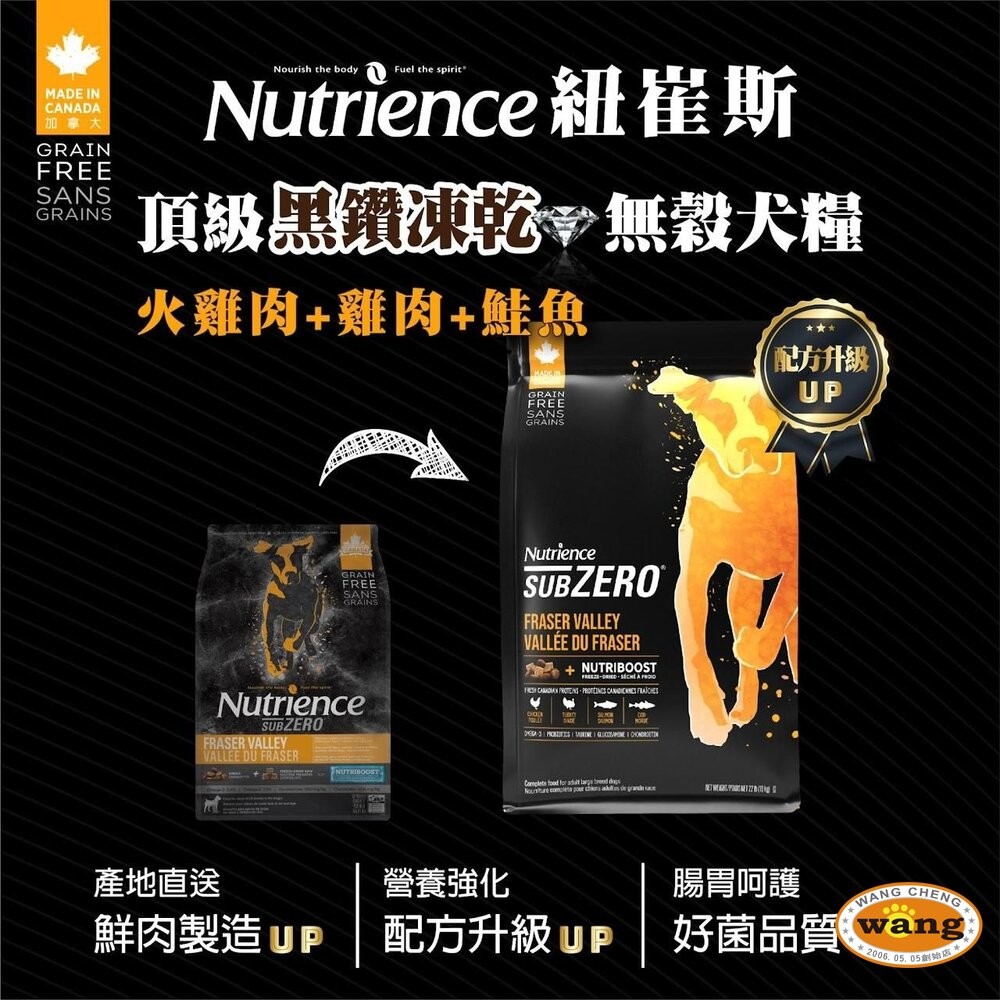 Nutrience 紐崔斯 黑鑽頂極無穀犬糧+凍乾系列  無穀犬 凍乾 狗飼料『林口旗艦店』-細節圖7