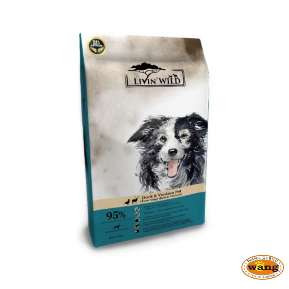 LIVIN'WILD 野宴 無榖犬糧 15LB-33LB【免運】 草飼牛｜放養雞｜放養鴨 全齡犬 無穀 犬糧-細節圖5
