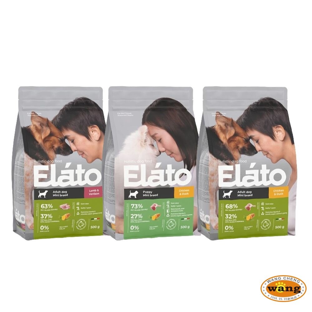 Elato 杜莎 天然無榖狗飼料 500g 狗乾糧 幼犬 成犬 低敏配方 鹿肉 犬糧『林口旗艦店』-細節圖2