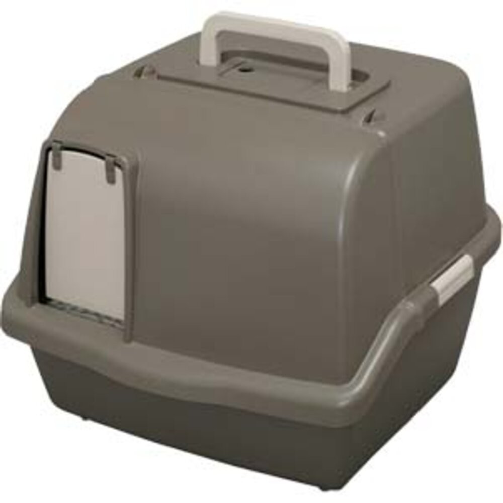 IRIS 貓砂盆 一週間大玉貓便盆 雙層貓便盆 半開放式 全覆蓋式 加大款 砂不漏 除臭貓便盆  貓便盆『WANG』-規格圖4