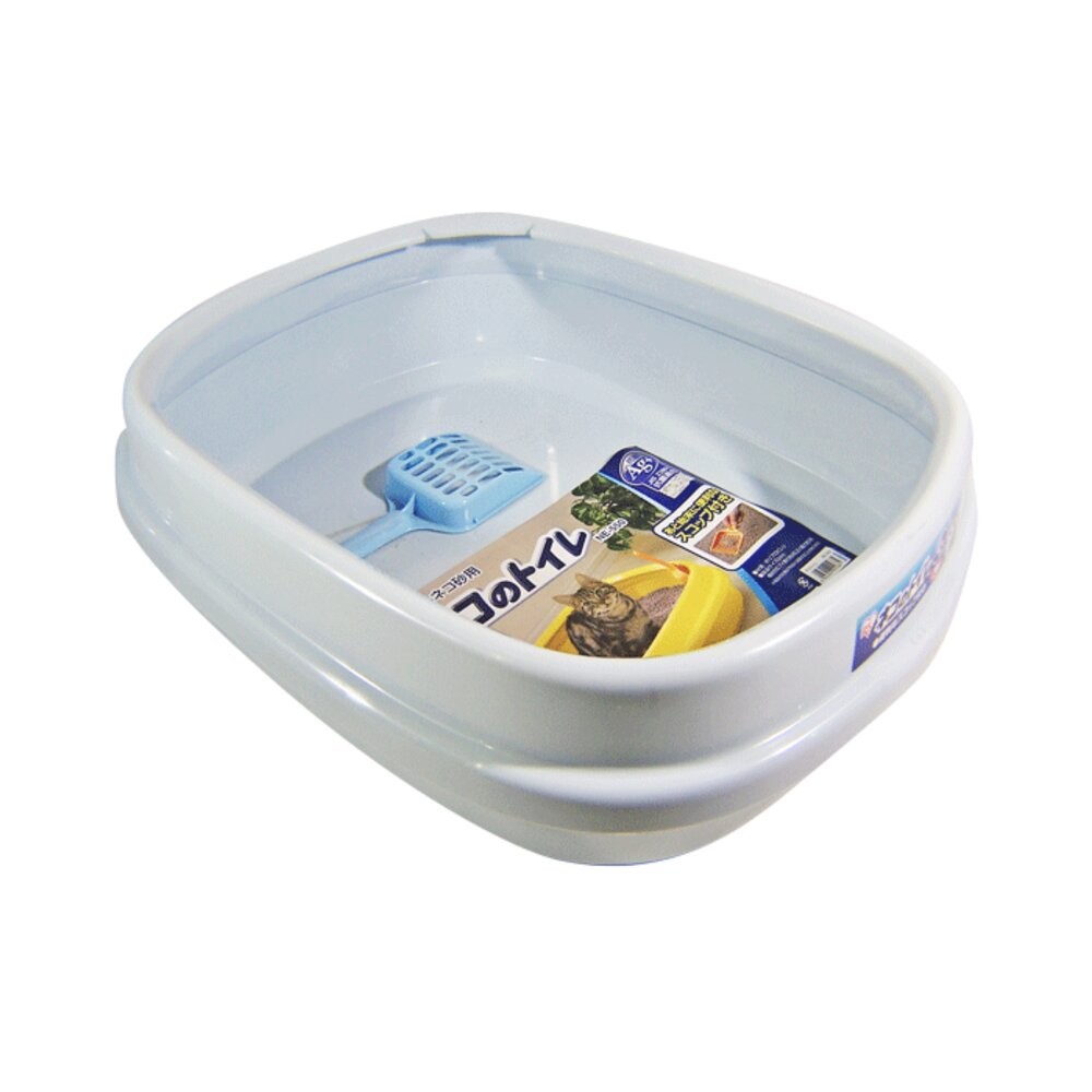 IRIS 貓砂盆 一週間大玉貓便盆 雙層貓便盆 半開放式 全覆蓋式 加大款 砂不漏 除臭貓便盆  貓便盆『WANG』-規格圖4